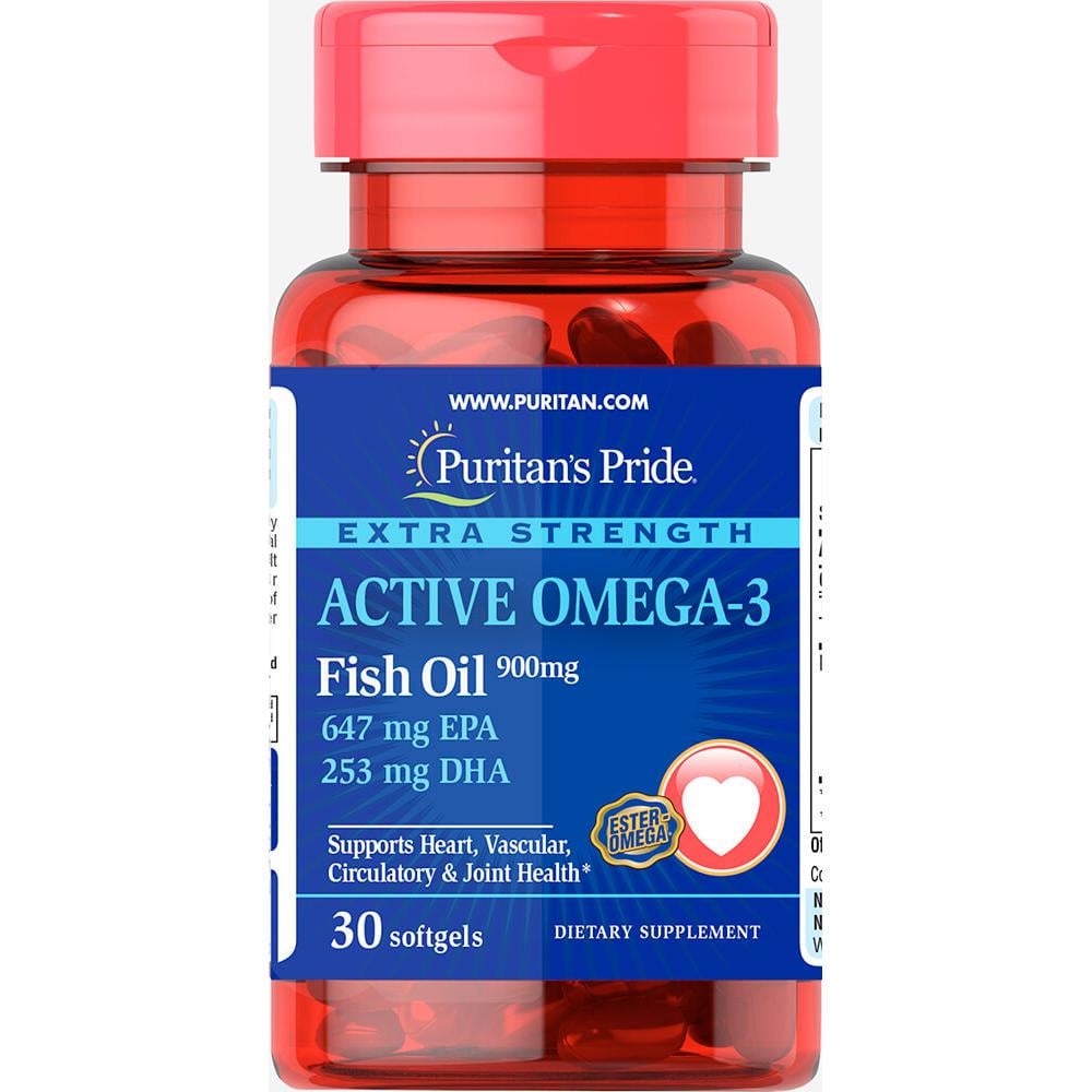 Добавка Active Omega-3 Extra Strength 900 mg 30 softgels (100-40-8933230-20)