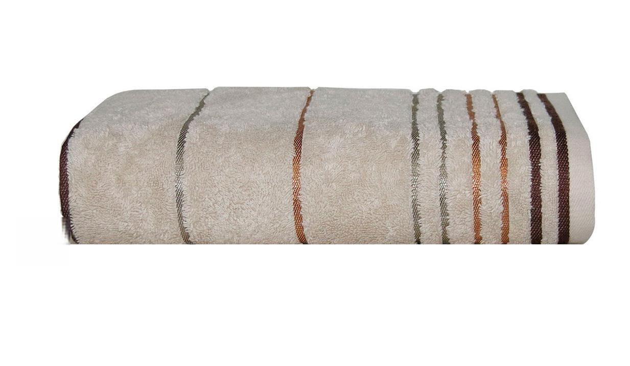 Полотенце Parisa Stripe Cotton D-272 70х140 см Кремовый (25897754)