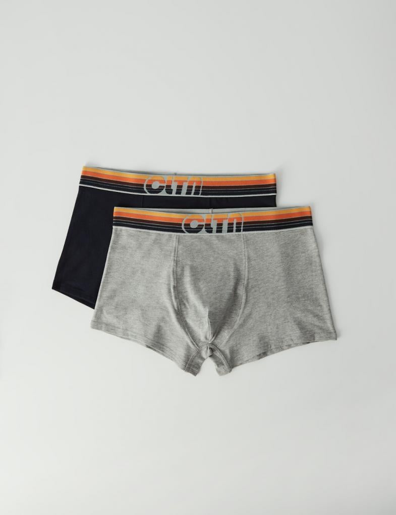 Набор трусов боксеров мужских Diverse CLTN PORTE II XL Темно-синий/Серый (5902598876171)