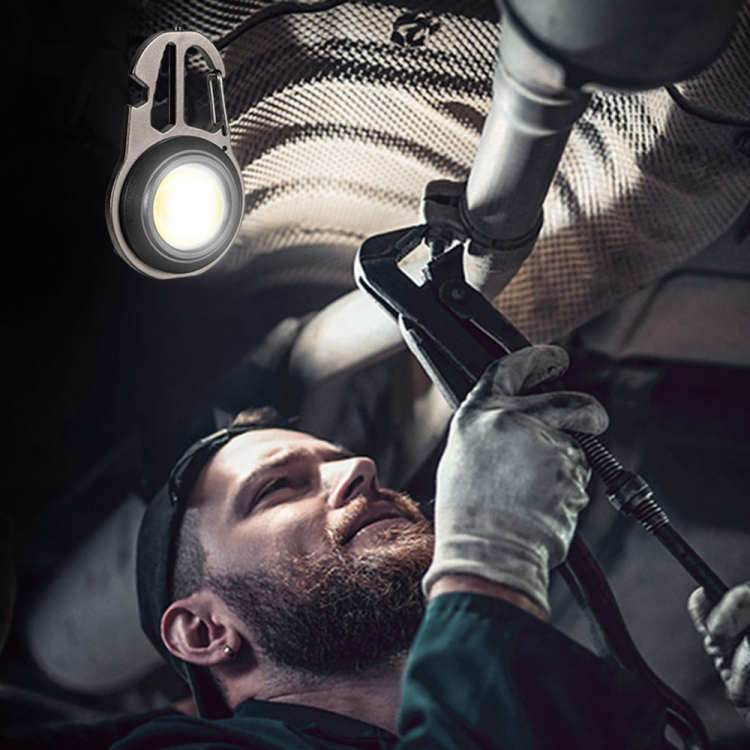 Ліхтарик USB світлодіодний COB Andowl Q-CB07з акумулятором 500mAh Чорний (1489ba8c) - фото 6