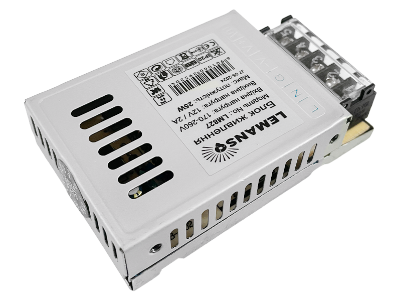Блок питания Lemanso LM827 25W IP20 12V 78x48x20 мм (9120) - фото 2 Блок питания Lemanso LM827 25W IP20 12V 78x48x20 мм (9120) - фото 2