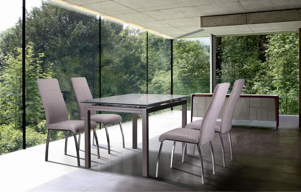 Стіл обідній AMF Мішель 1200+800х770х800 Сірий - фото 10