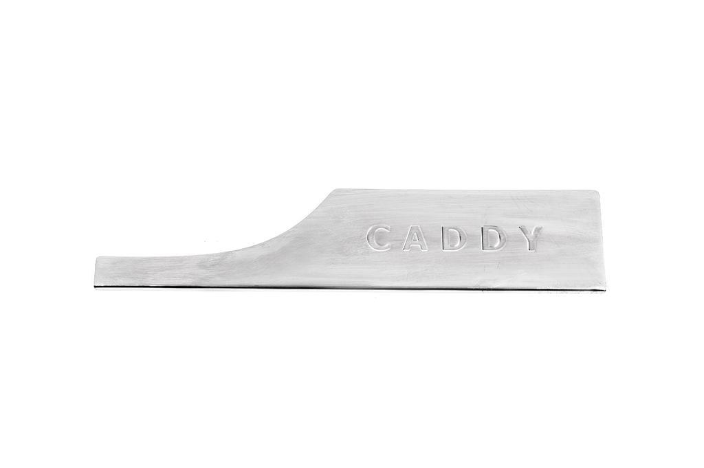 Накладка на порог Carmos левой сдвижной двери V2 для Volkswagen Caddy 2004-2010 нержавеющая сталь 88424