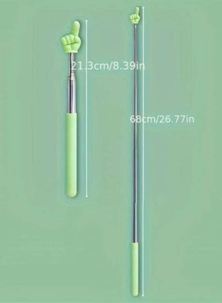 Указка для презентації телескопічна портативна багатофункціональна (Н-1901) - фото 4