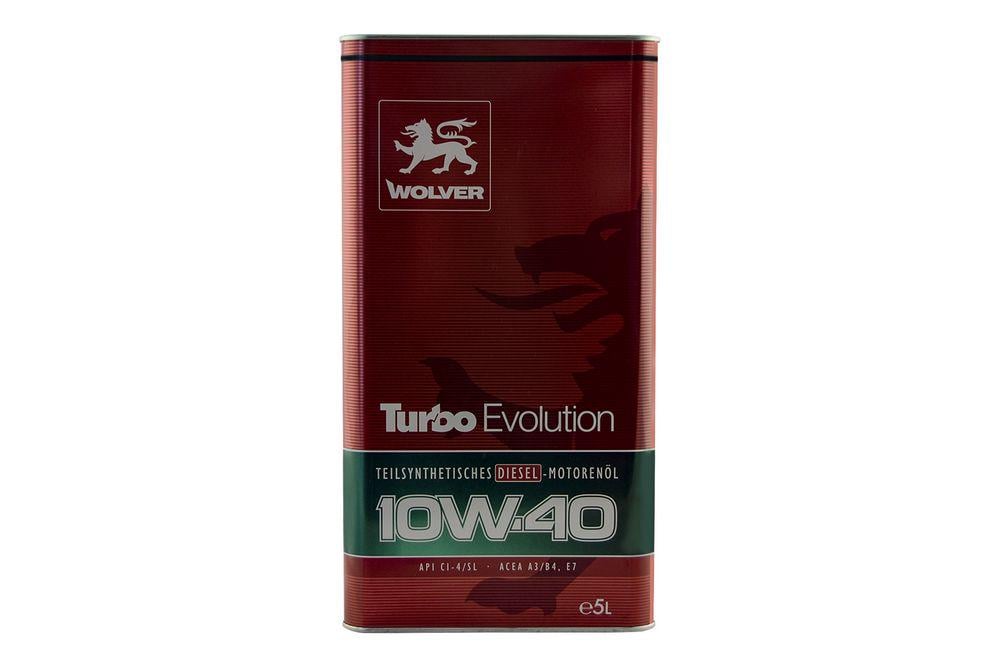 Моторне мастило автомобільне Wolver Turbo Evolution 10W-40 5 л (46033)