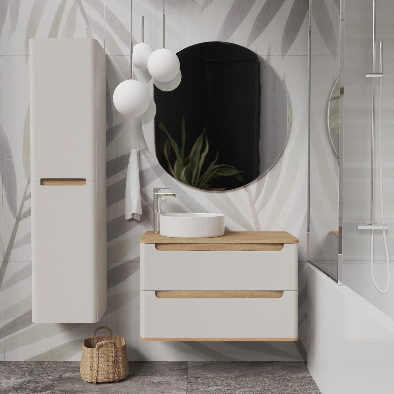 Пенал подвесной MVK Vostok Terra 40 B1 левый эмаль 400х300х1600 мм Кашемир матовый (tr140lcs) - фото 4 Пенал подвесной MVK Vostok Terra 40 B1 левый эмаль 400х300х1600 мм Кашемир матовый (tr140lcs) - фото 4