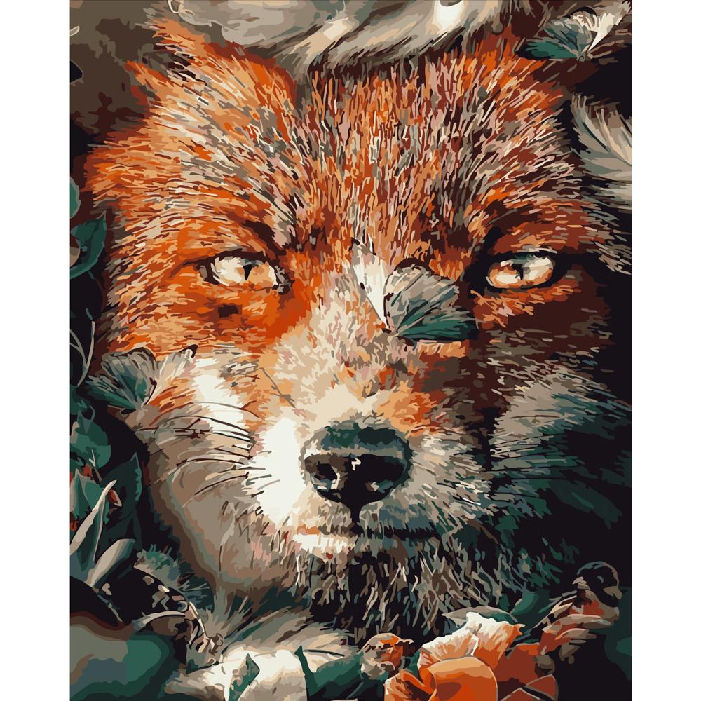 Картина по номерам Strateg Премиум Рыжая красавица 40х50 см (GS196)