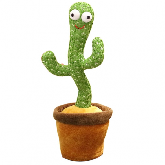 Интерактивная игрушка UKC Dancing Cactus 120 песен Зеленый (324523523523)