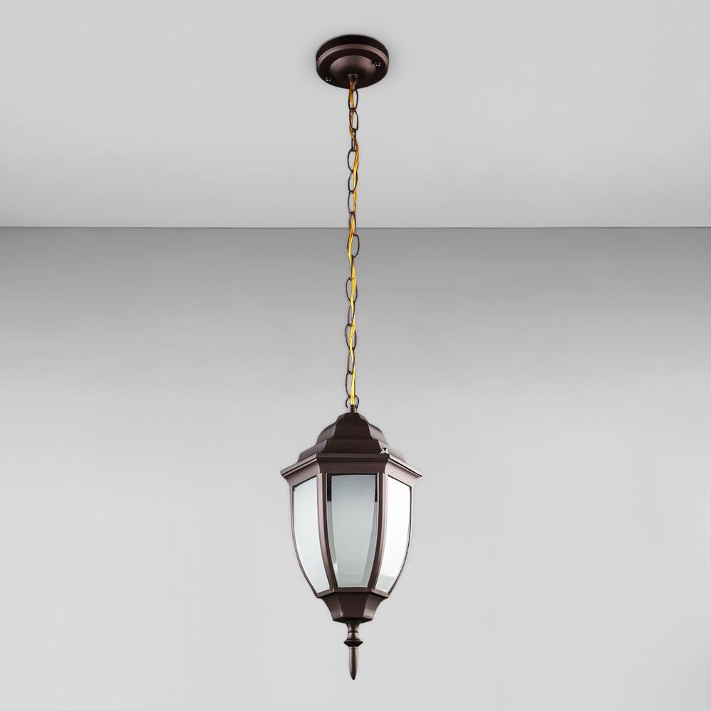 Светильник уличный подвесной Light House DL-18799/1P матовый Коричневый/Белый