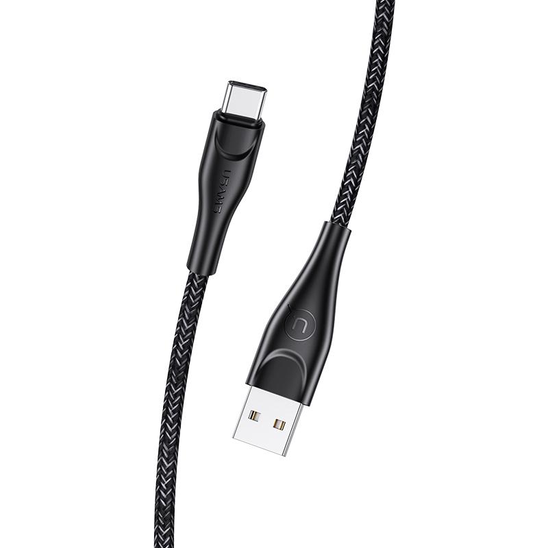 Кабель дата Usams US-SJ392 U41 Type-C Braided 1 м Черный (00000034457_2)