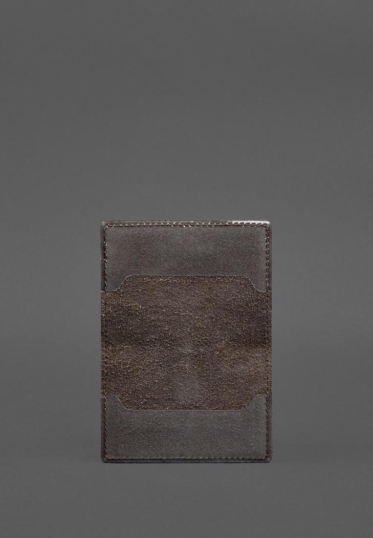 Обкладинка шкіряна для пенсійного посвідчення Темно-коричневий (A-028602) - фото 5 Обкладинка шкіряна для пенсійного посвідчення Темно-коричневий (A-028602) - фото 5