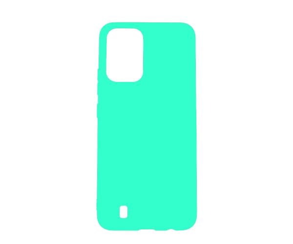 Матовый чехол накладка Silicone Matted для Realme C11 2021 / C20 / C20A / C21 Бирюзовий