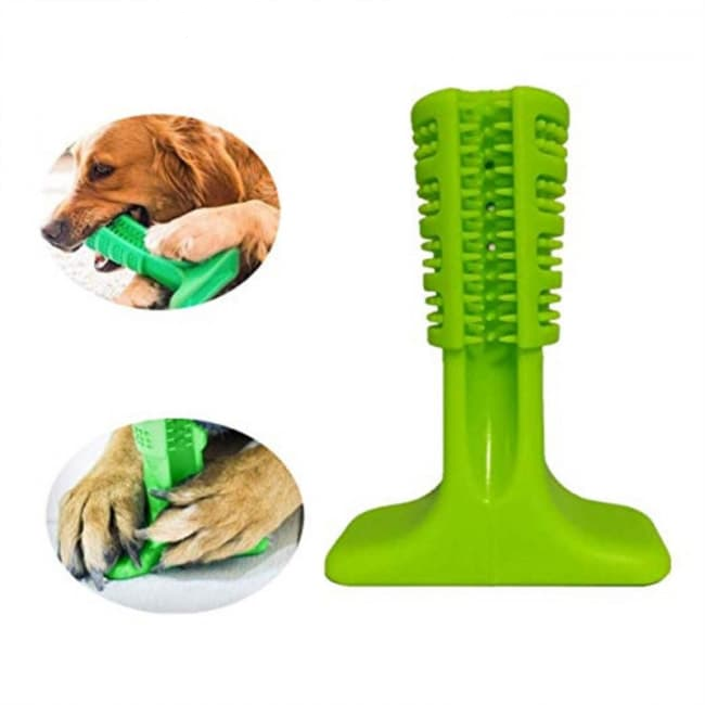 Жевательная игрушка для собак Dog Chew Brush L Зеленый (ab32cde6) - фото 2