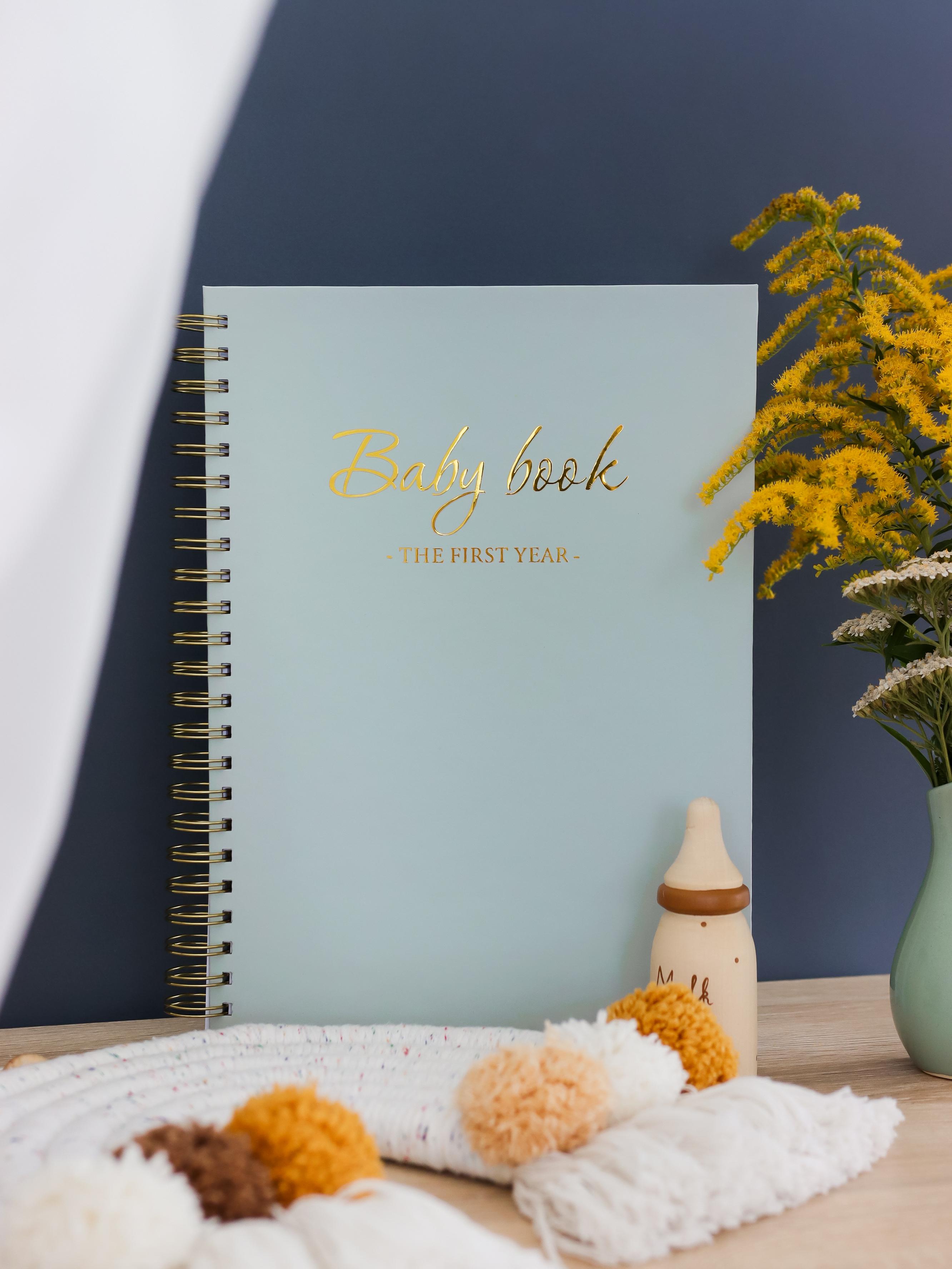 Фотоальбом с рождения Baby book Зеленый