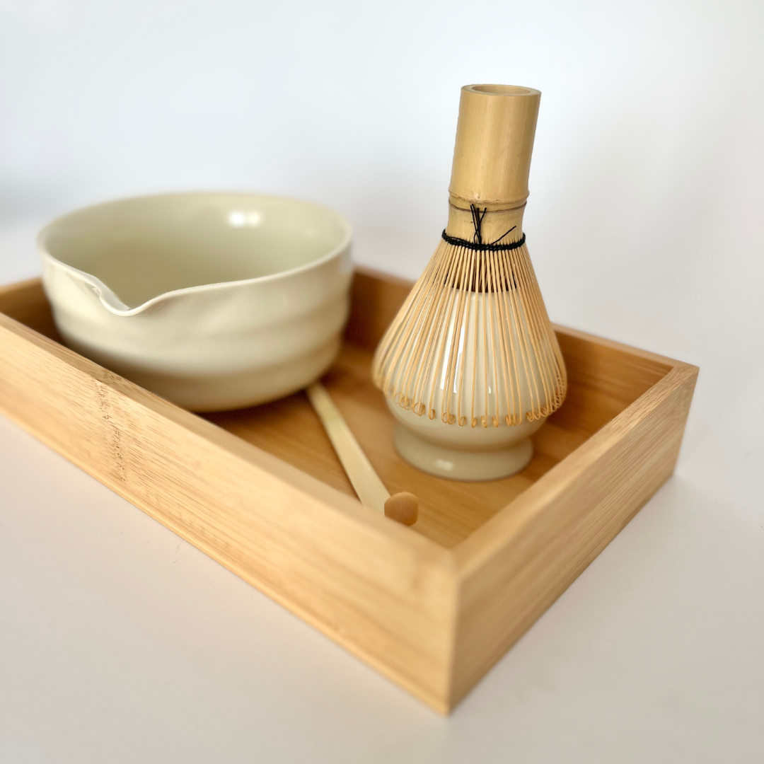 Набор посуды для приготовления матча чая 4 аксессуара Кремовый (2532837849) - фото 6 Набор посуды для приготовления матча чая 4 аксессуара Кремовый (2532837849) - фото 6