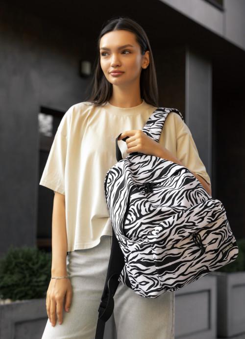 Городской рюкзак женский Sambag Zebra тканевый (6330331440)