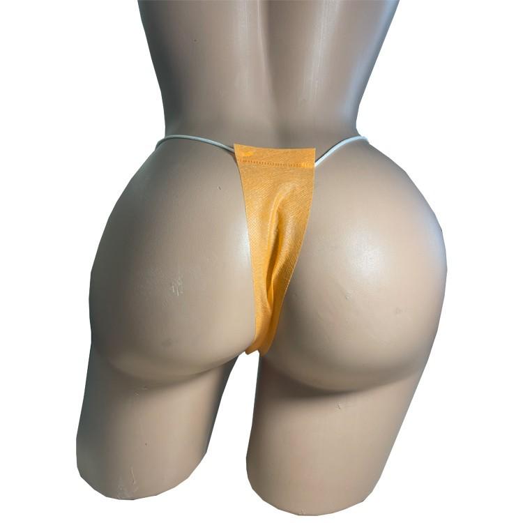 Трусики-стрінги одноразові Monaco Style S/M 50 шт. Помаранчевий (88889) - фото 5