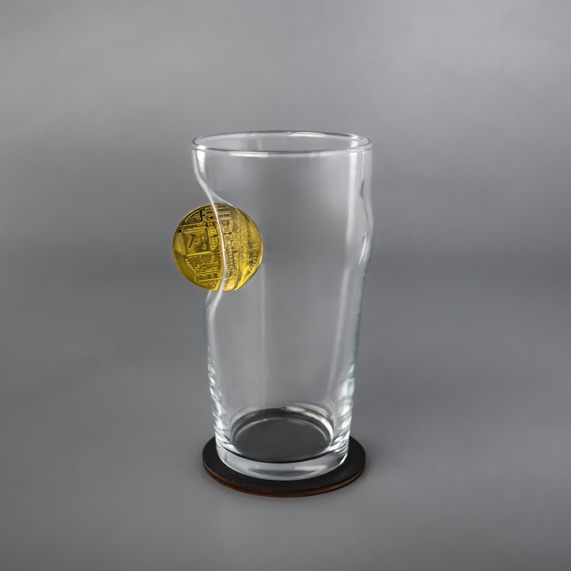 Бокал для пива с биткоином VSKLO 500 мл (19483955) - фото 3 Бокал для пива с биткоином VSKLO 500 мл (19483955) - фото 3