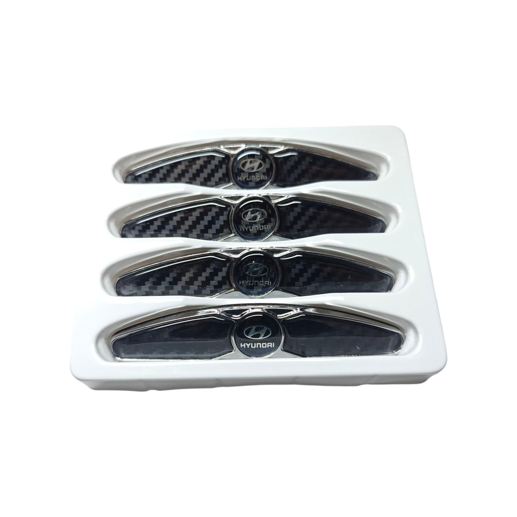 Полосы двери противоударные Hyundai металлические Черный (2402414665)