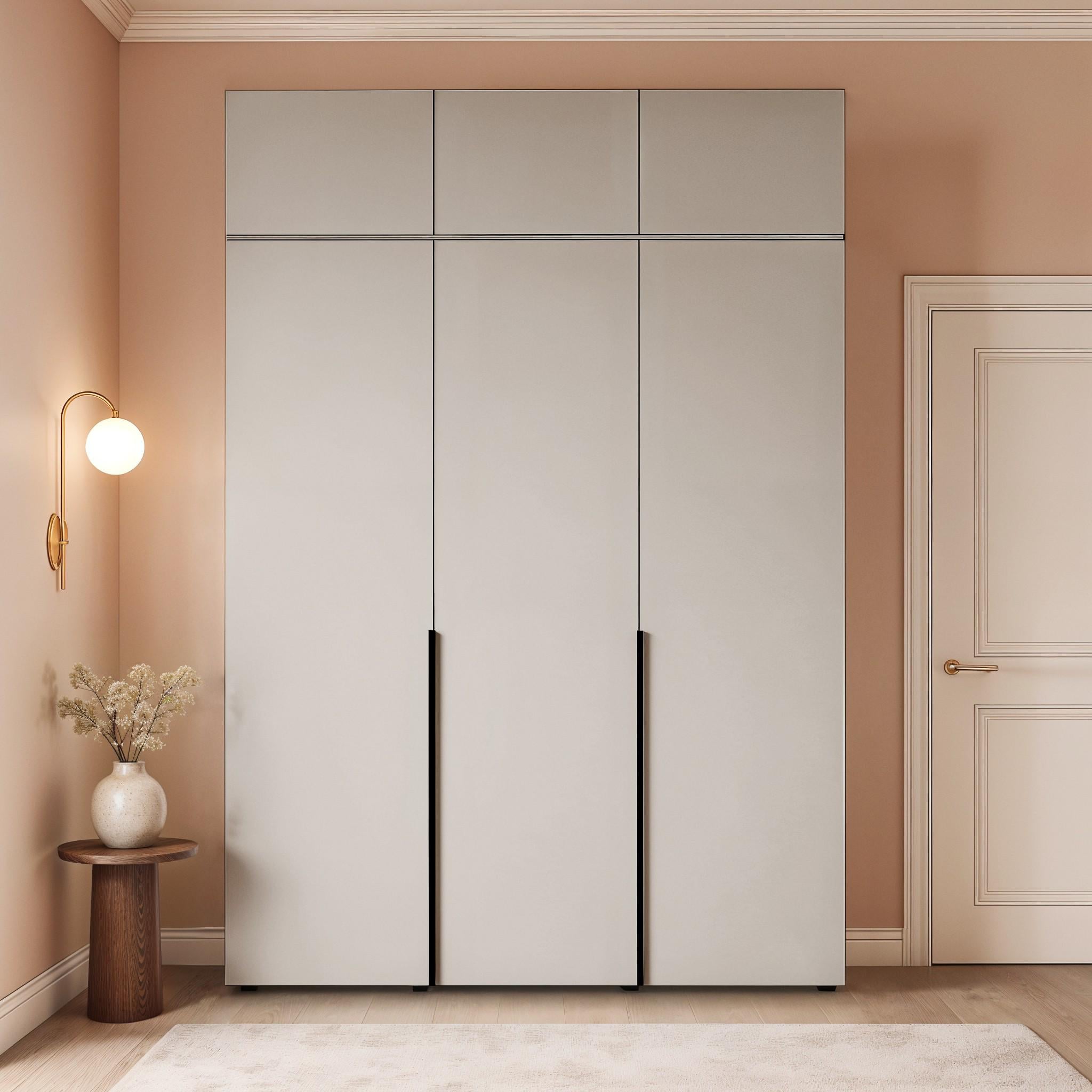 Шкаф со штангой/полками и антресолью ST-0027 1800х520х2600 мм Кашемир