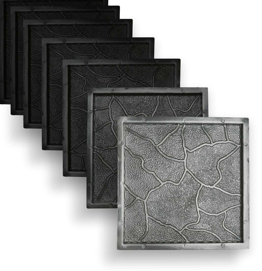 Форми для тротуарної плитки Верес-2007 Хмарка 300х300 мм 8 шт. (1010508-3156)