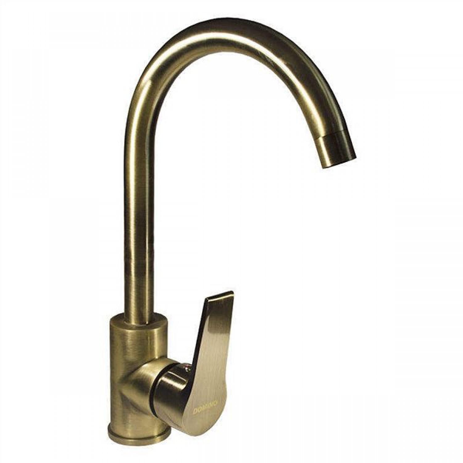 Смеситель для кухни Domino Blitz DBC-203L Bronze