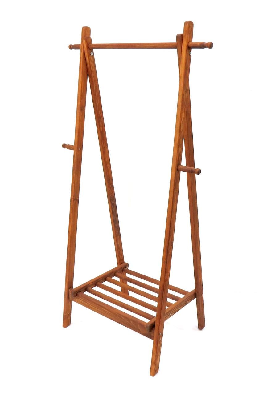 Вешалка-стойка для одежды из дерева Загора 60 Мускат (СВГ-600107) Вешалка-стойка для одежды из дерева Загора 60 Мускат (СВГ-600107)