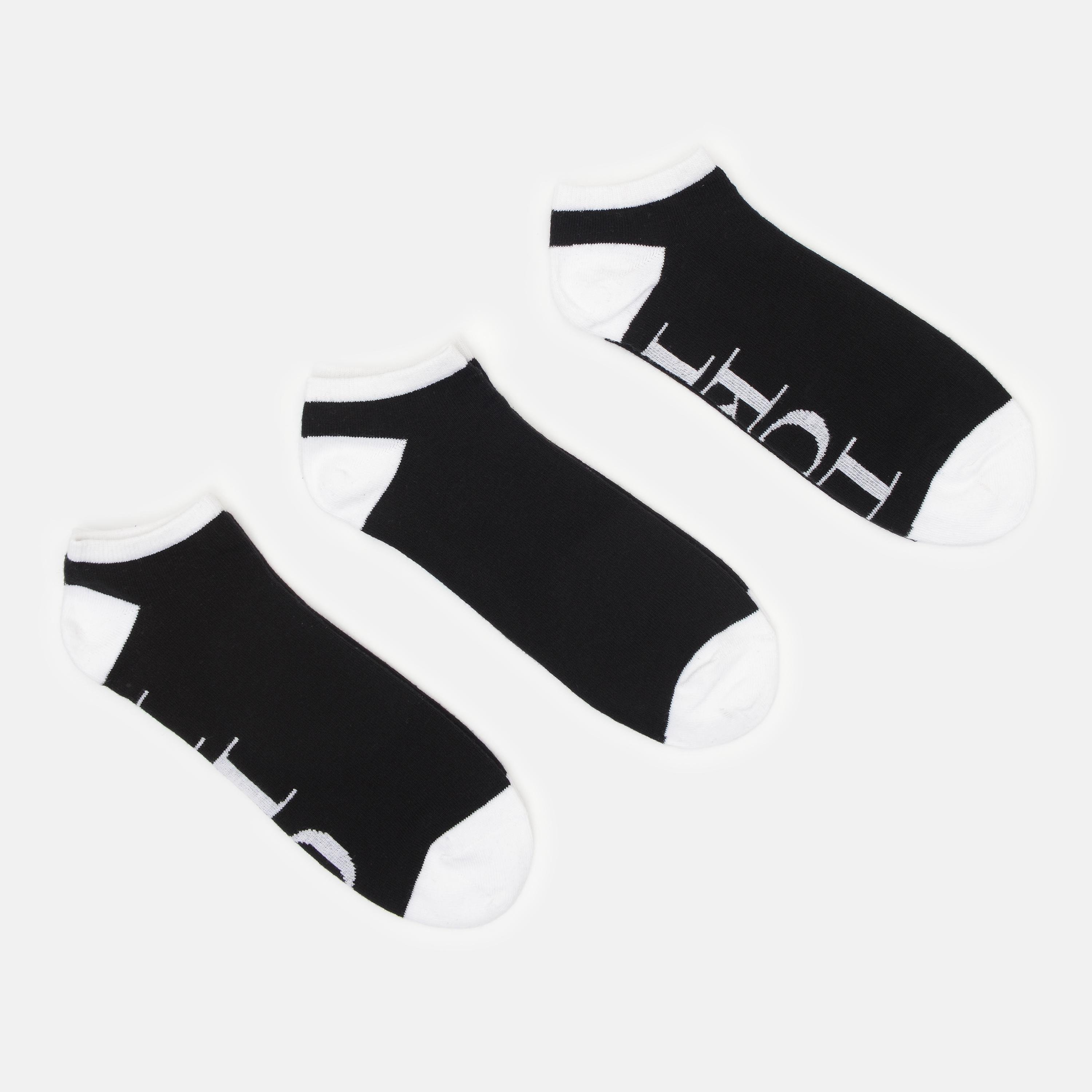 Носки C&A р. 39-42 3 пары надписи Черный (5867079840417)