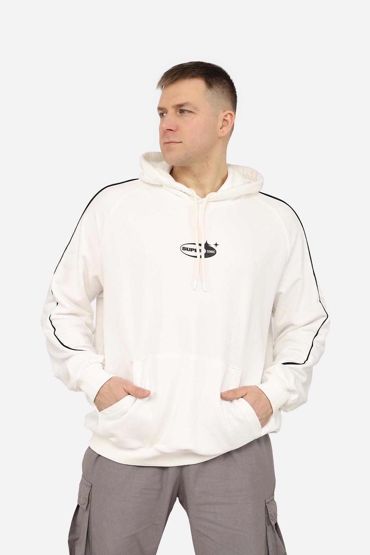 Худі чоловічий р. 50 Молочний (SKT001049133) - фото 2