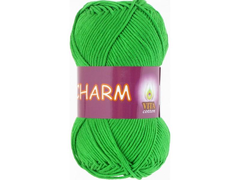 Пряжа Vita Cotton Charm 4194 молодая зелень (3338)