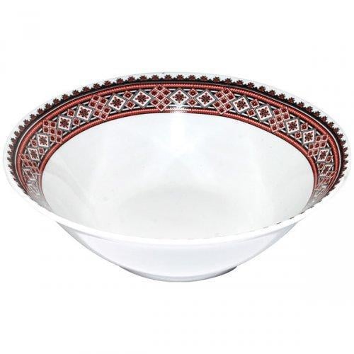 Салатник S&T Вишиванка 175 мм Червоний/Чорний (30005-004)
