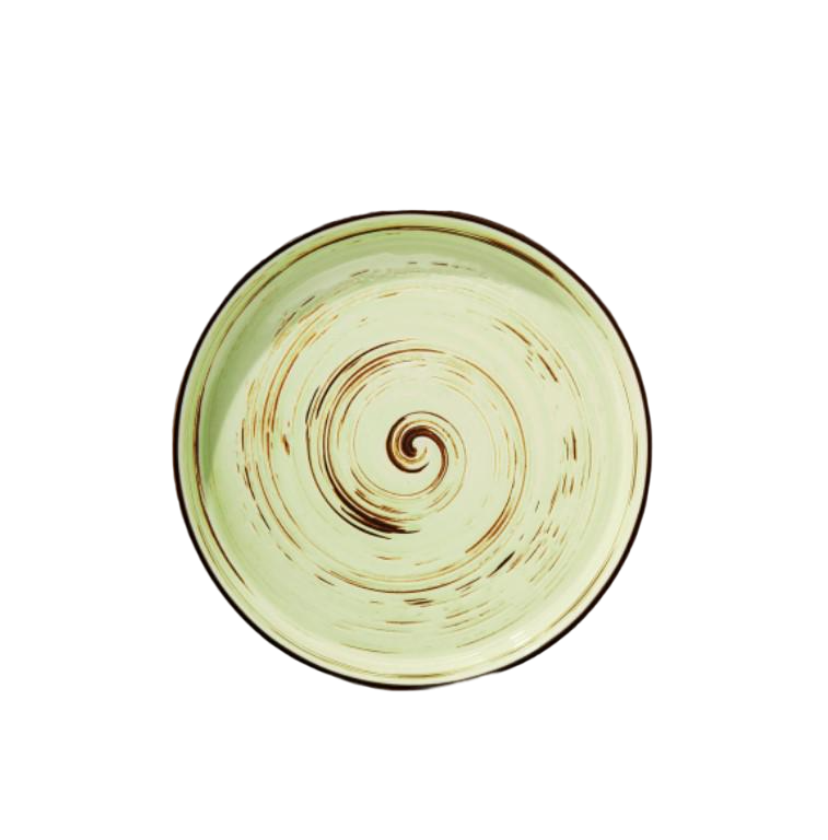 Тарелка Wilmax Spiral Pistachio 23 см (WL-669119)