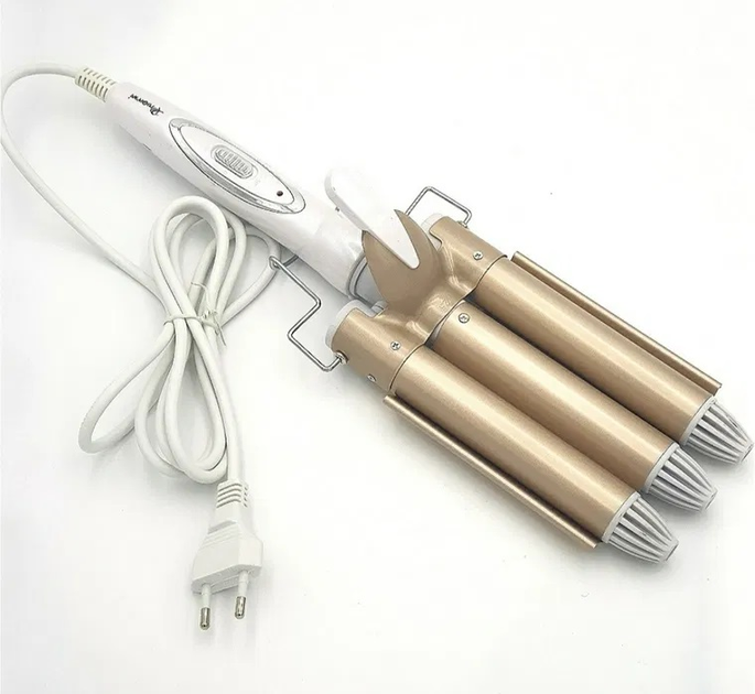 Плойка-волна Gemei GM-1988 тройное керамическое покрытие 25 мм (ML-04935) - фото 2 Плойка-волна Gemei GM-1988 тройное керамическое покрытие 25 мм (ML-04935) - фото 2