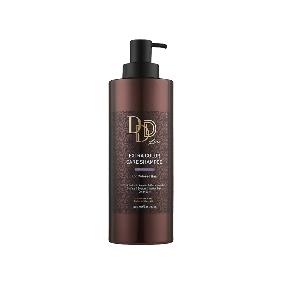 Шампунь екстразахист кольору для фарбованого волосся Clever Hair Cosmetics 3D Line Extra Color Care Shampoo 1000 мл