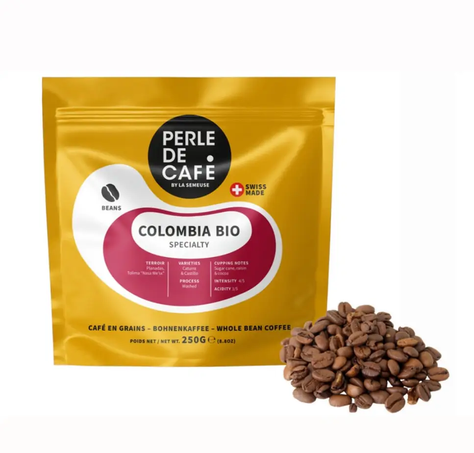 Кава в зернах La Semeuse Perle de Café Colombia BIO 100% Арабіка 250 г (25401693)