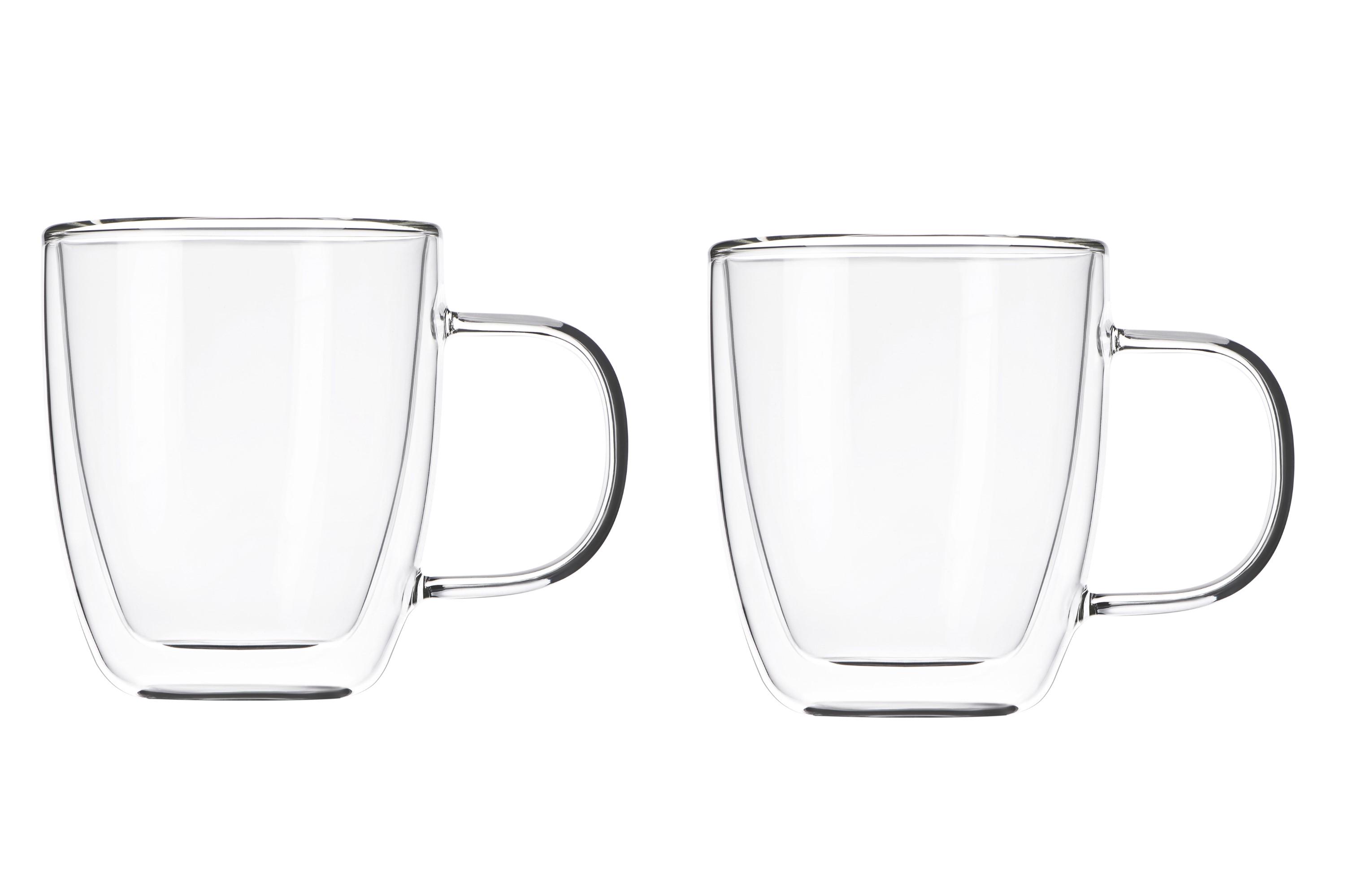 Набор чашек с двойными стенками Ardesto AR2631BHR 310 мл 2 шт. Прозрачный (cfa6abb7)