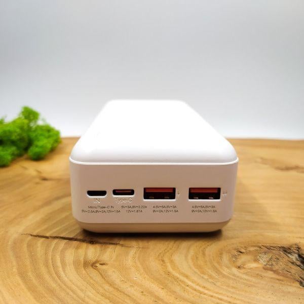 Зарядное устройство 30000mAh XO PR189 QC/PD 22.5 W White