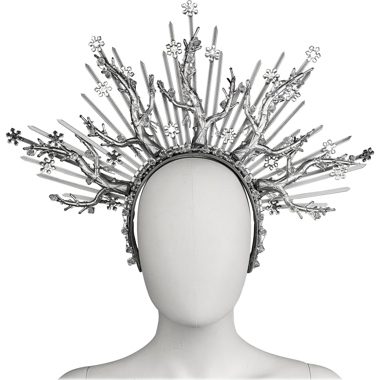 Обруч Silver Wood SETA Decor 21-628SL