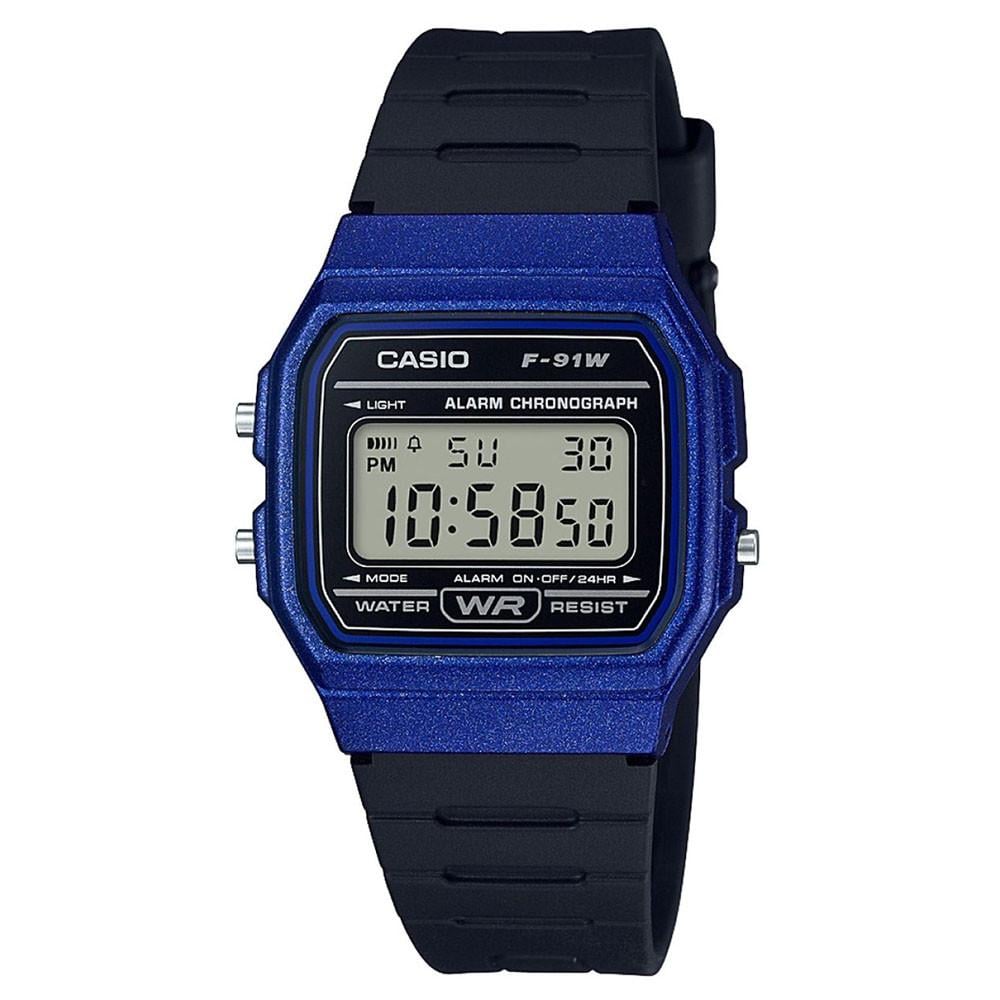 Часы мужские Casio F-91WM-2AEF - фото 1