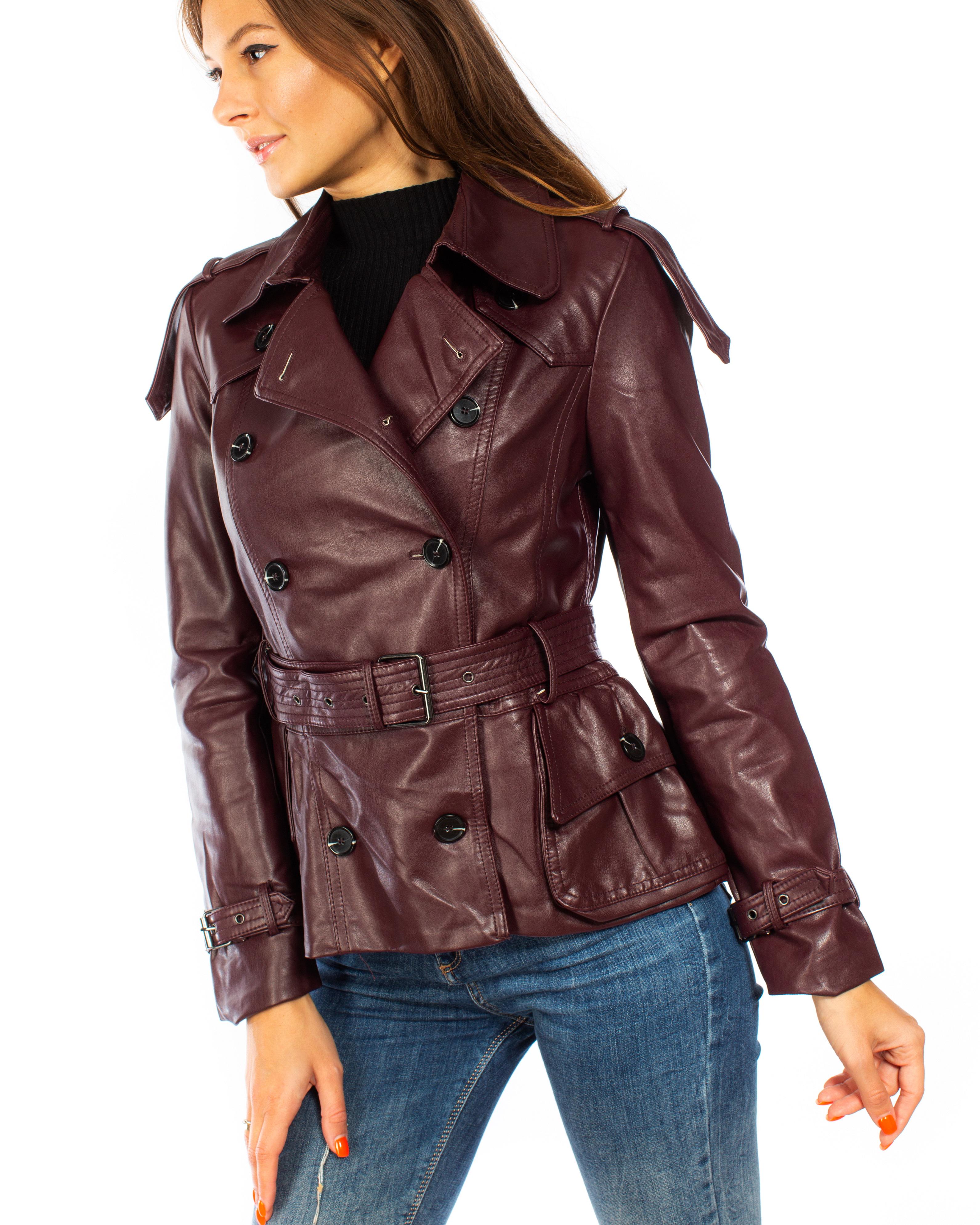 Косуха женская AFTF BASIC S Бордовый (UJ877) - фото 2