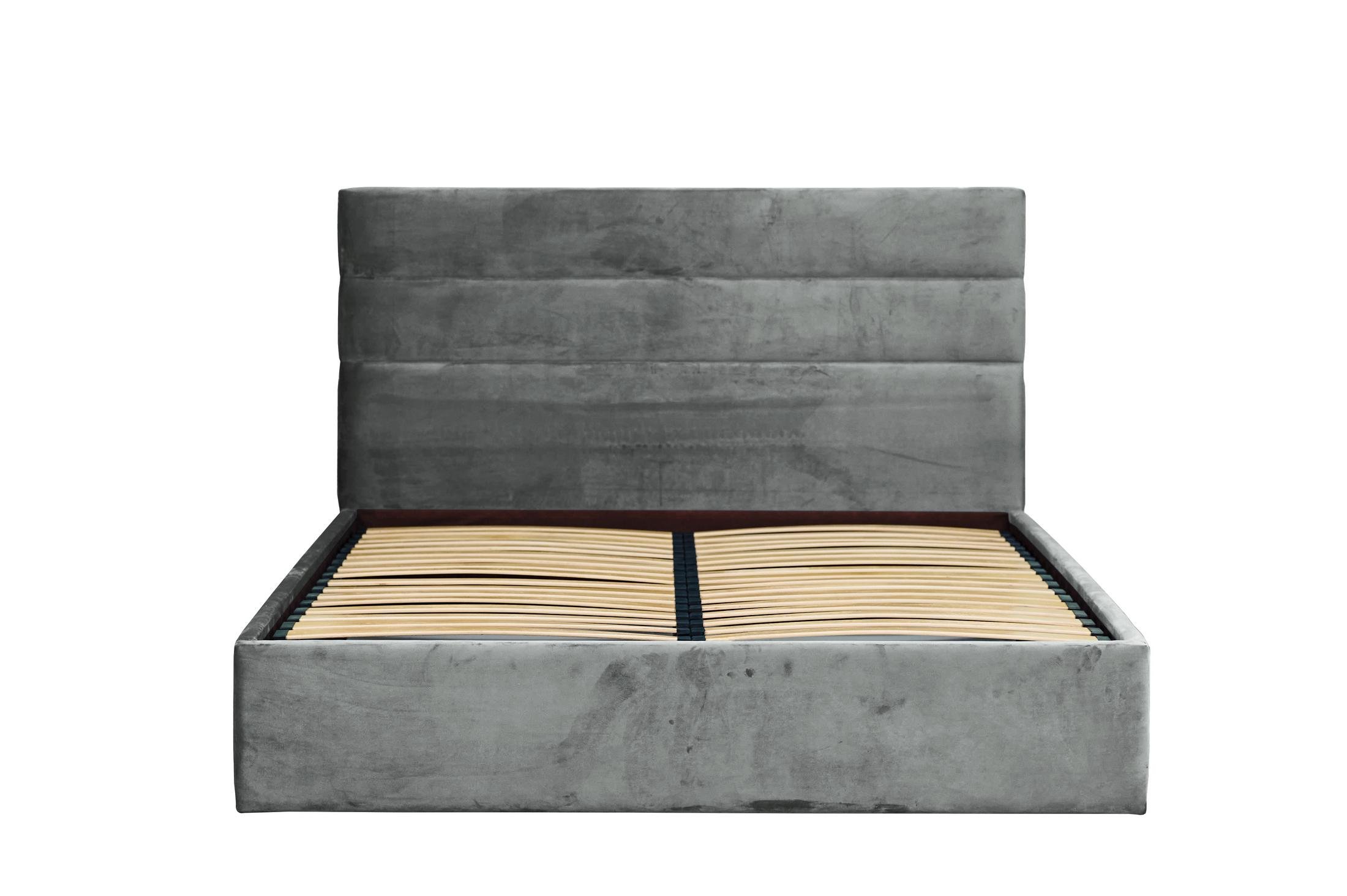 Ліжко Suenos Linea Basico 160х200 см Lili 94 Сірий (33410013-94)