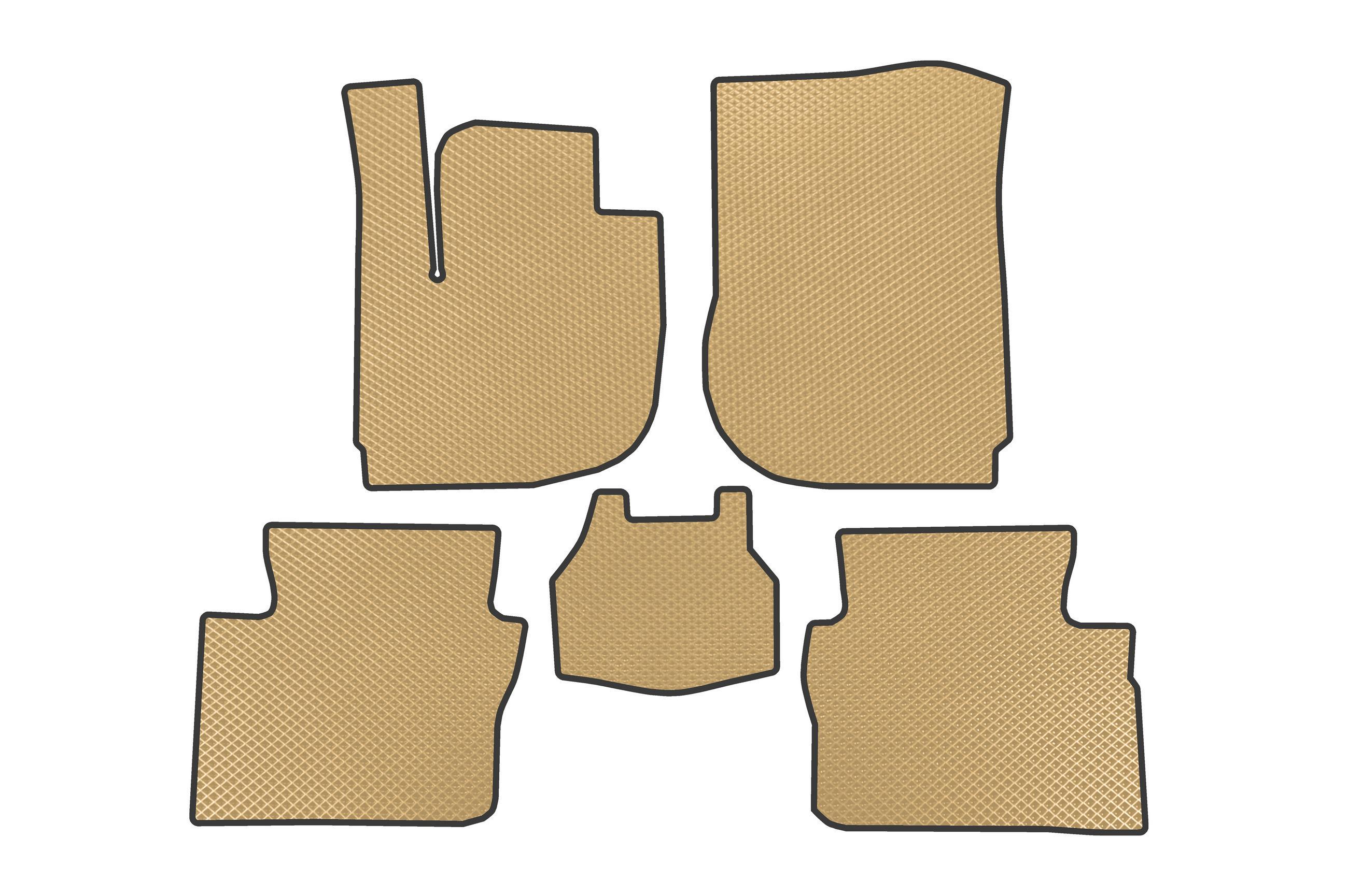 Коврики в автомобиль EVA Digital Designs для Honda City 2021-гг. этилвинилацетат Бежевый (183666)