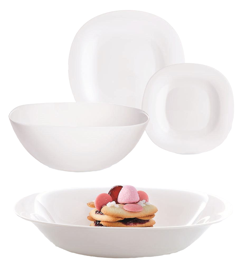 Сервіз Luminarc CARINE WHITE 19 шт. (UG-V8304)