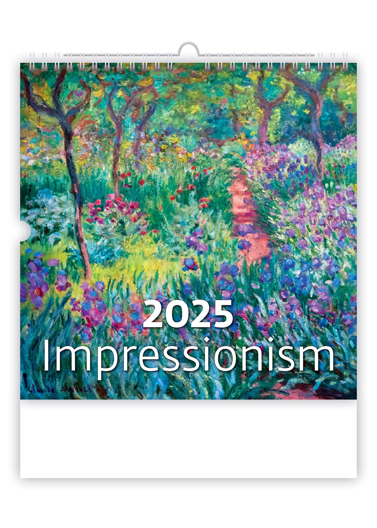 Календарь HELMA 2025 Impressionism 30х30 см (N165-25)