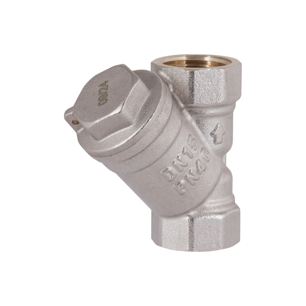 Фильтр для газа Thermo Alliance Standart 1/2" ВВ никелированный косой (SD00053379)