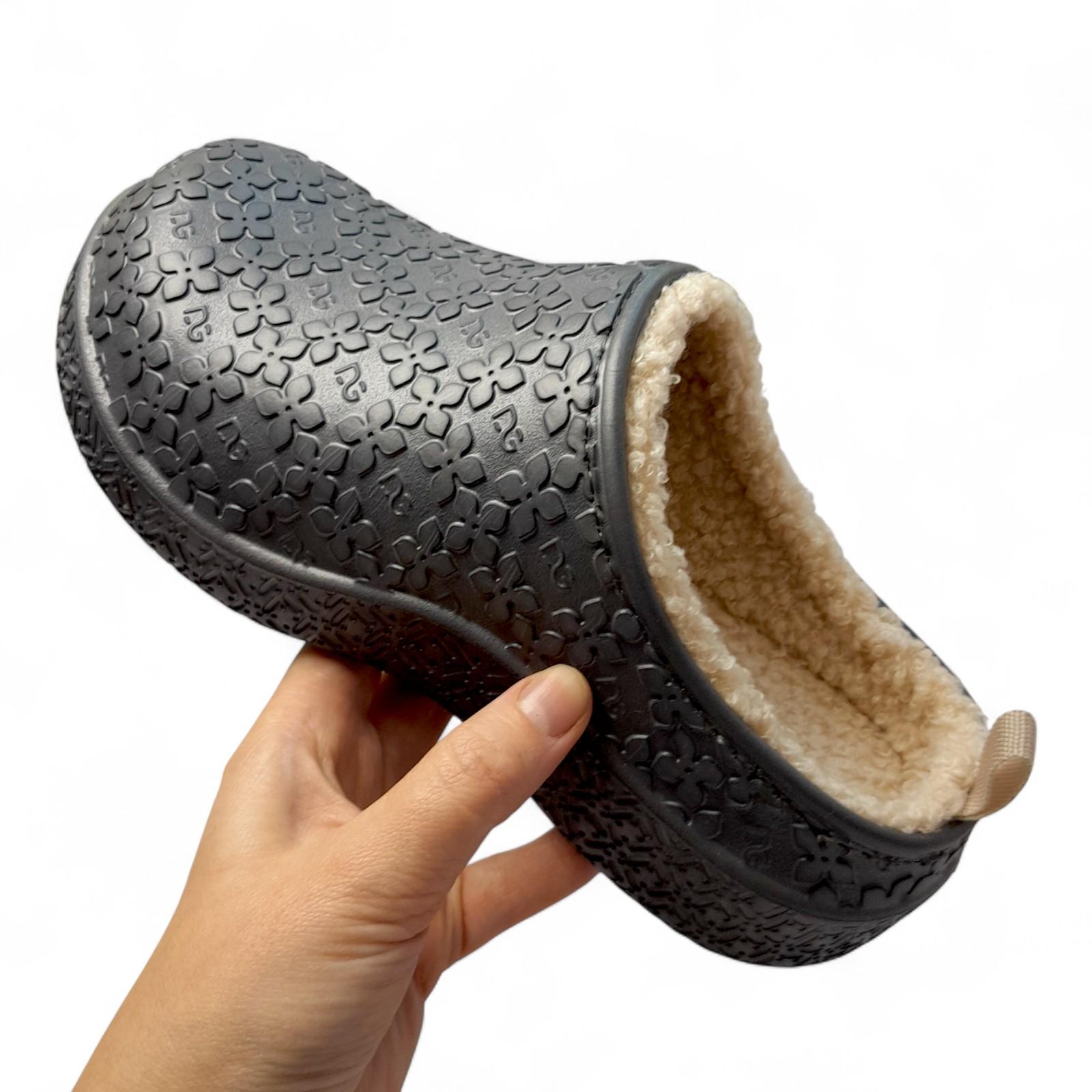 Сабо женские утепленные dagostyle М4103 р. 38 24 см Серый (2798157862) - фото 7