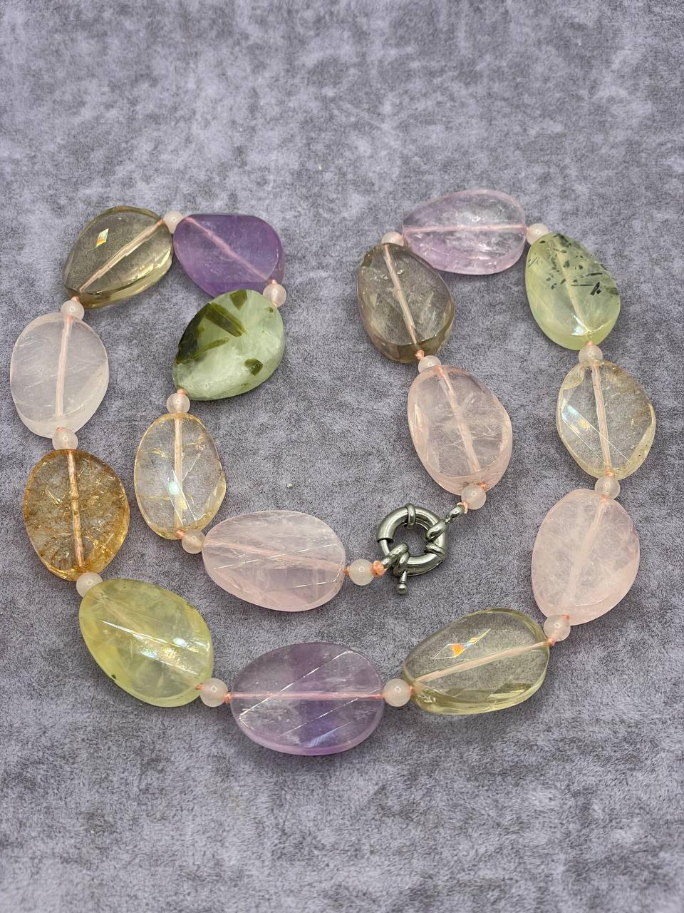 Намисто самоцвіти 45 см Різнокольоровий (798)