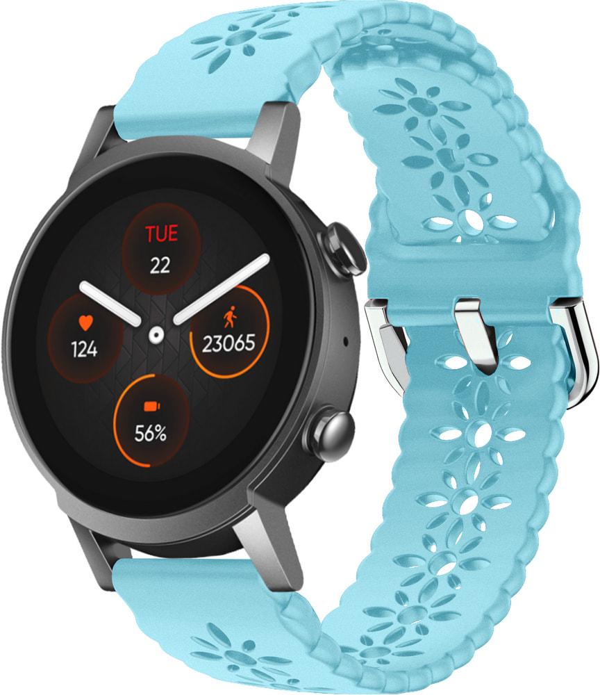 Ремешок Trase для Mobvoi TicWatch E3 Light Blue (28879-0B) - фото 1