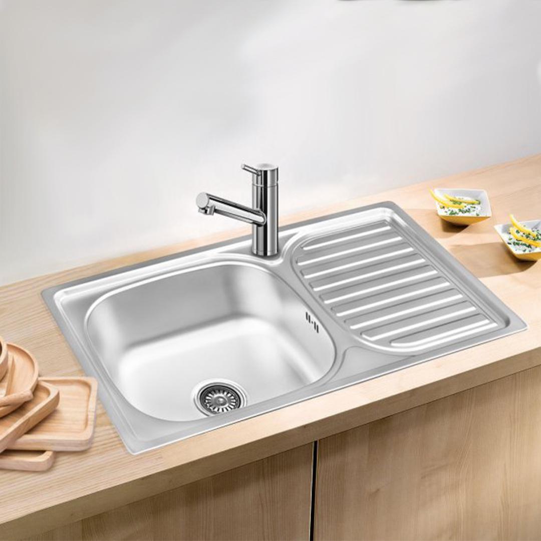 Мойка кухонная Lemax нержавеющая сталь сифон (LE-5011 CH) - фото 5 Мойка кухонная Lemax нержавеющая сталь сифон (LE-5011 CH) - фото 5