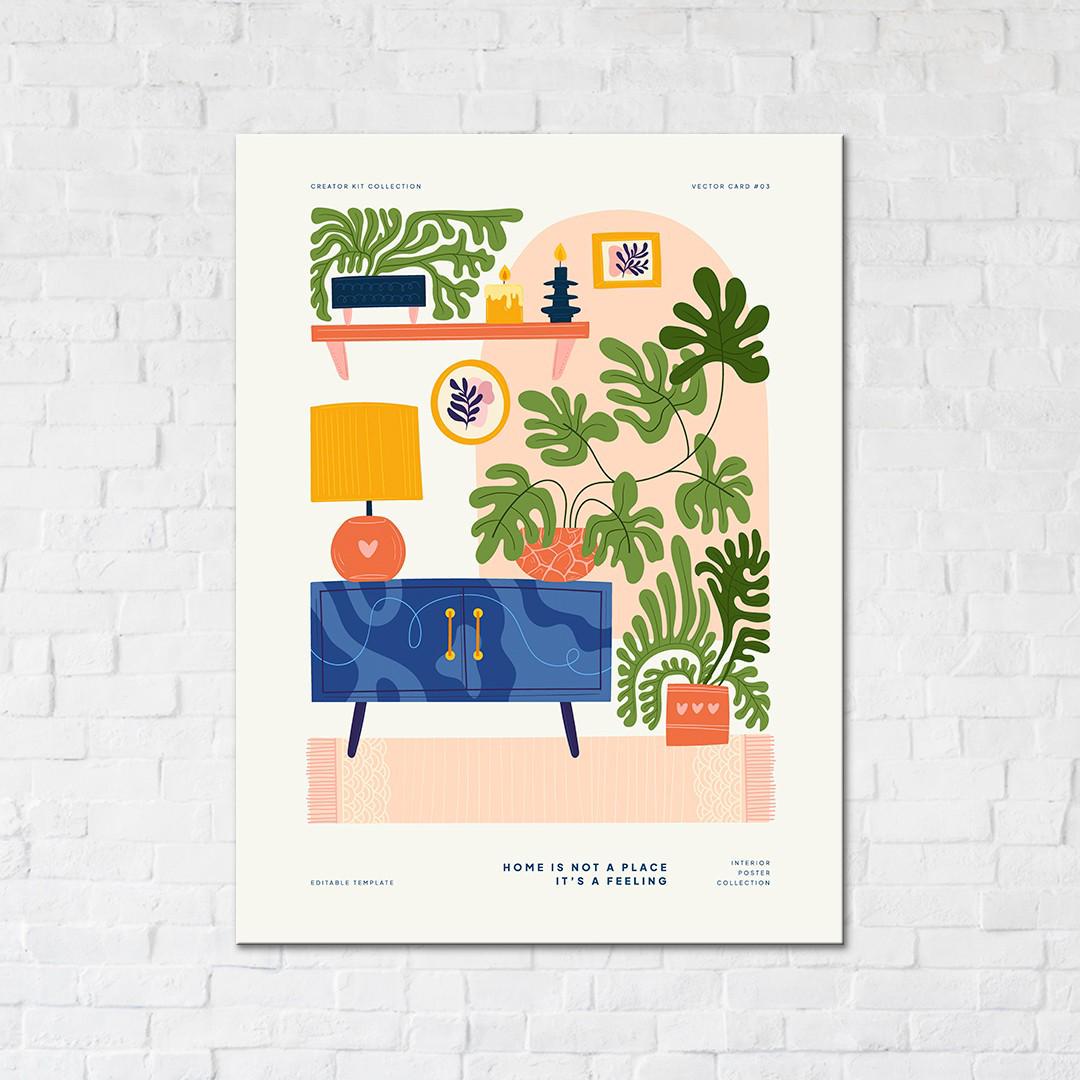 Интерьерная картина Brushme Домашняя оранжерея (CN5329S)